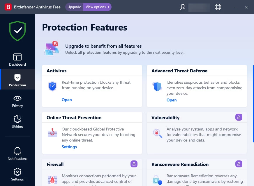 Bitdefender Antivirus — captura de tela 2